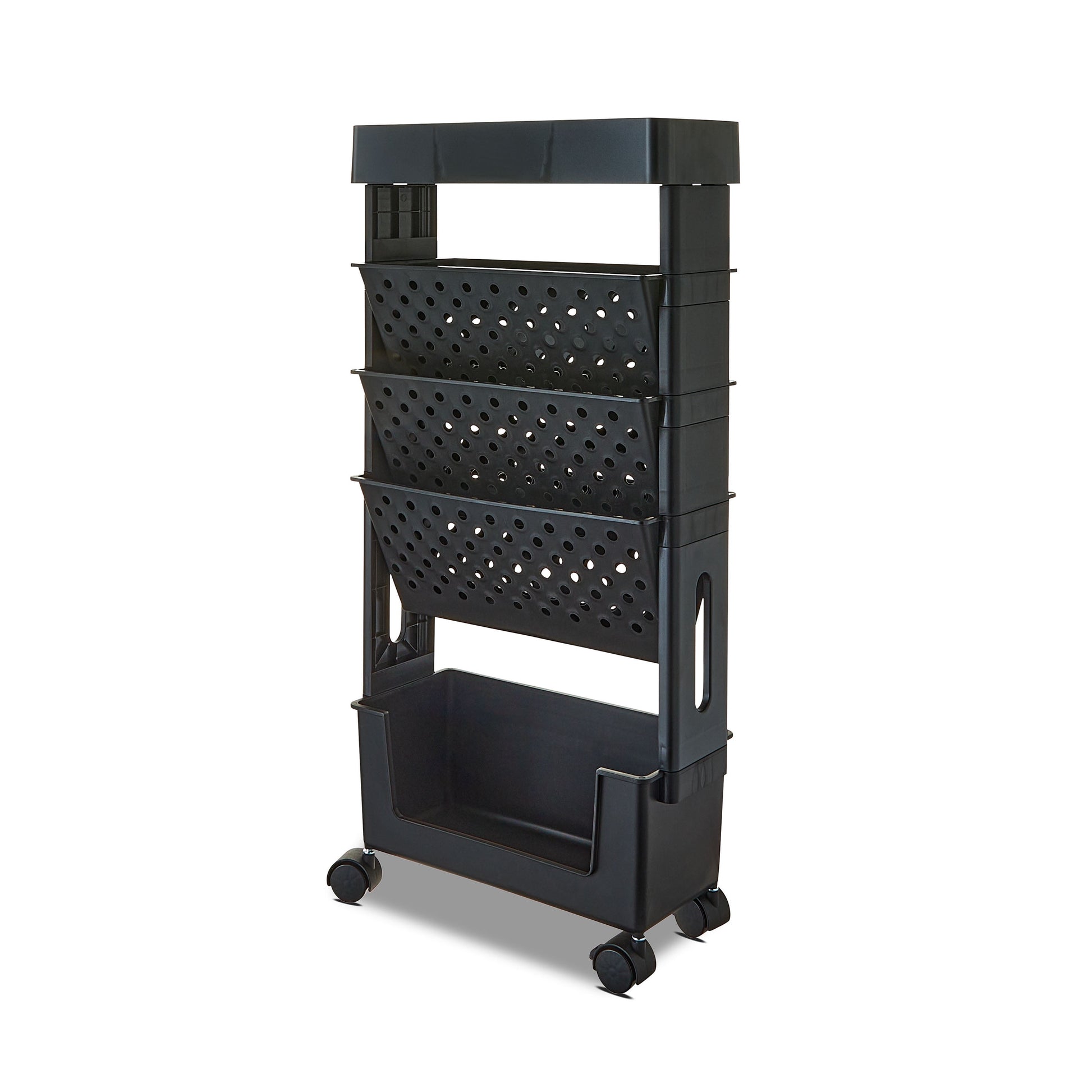 Tiered Organizing Cart, Black