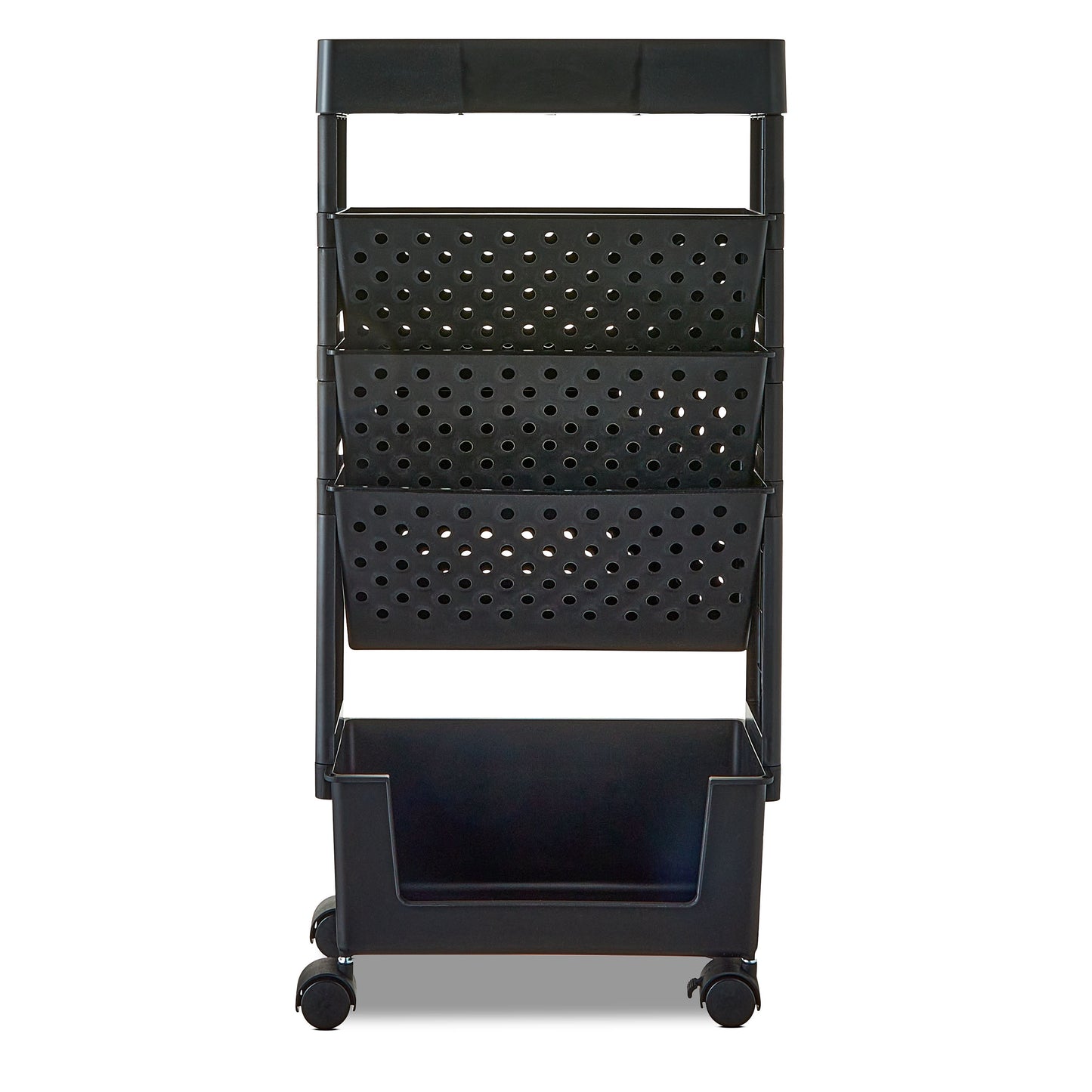 Tiered Organizing Cart, Black